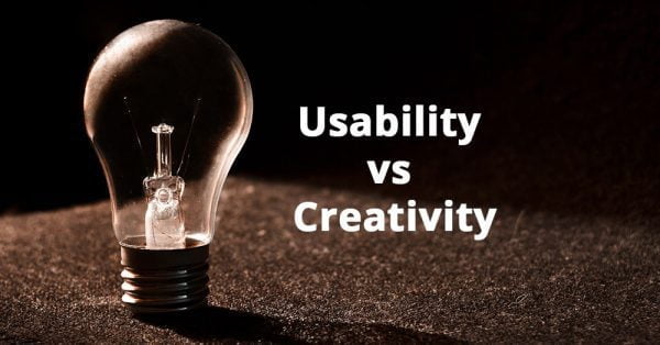 Usability vs creativity in web design