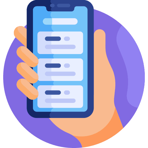 Google uses mobile-first indexing Why Your Competitors Rank Higher on Google Than YouHand holding a smartphone displaying stacked chat bubbles in a blue interface Google uses mobile-first indexingAffordable Web Design Essex | Website Designers Basildon UK